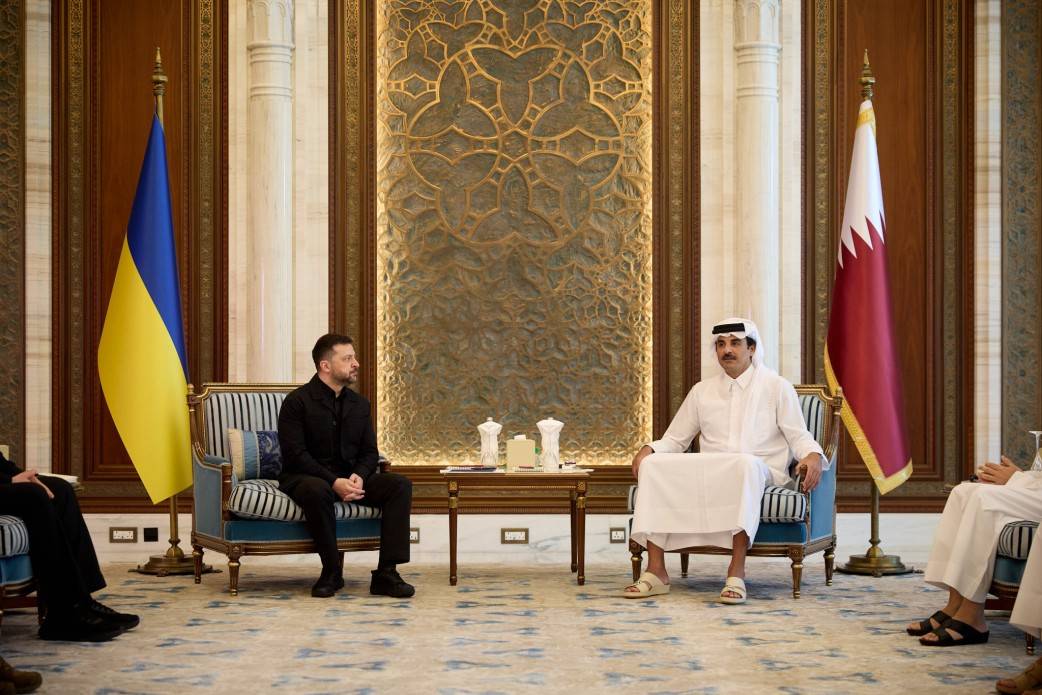 Зеленски в Катар